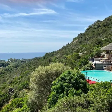 Superbe Avec Piscine Chauffee Et Vue A Palombaggia *
