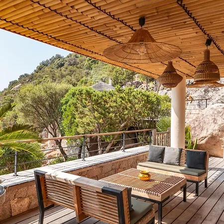 Superbe Avec Piscine Chauffée Et Vue à Palombaggia