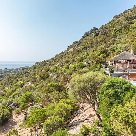 Superbe Avec Piscine Chauffée Et Vue à Palombaggia Villa *