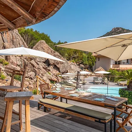 Superbe Avec Piscine Chauffée Et Vue à Palombaggia